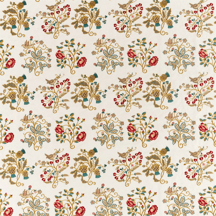 Curtains Morris and Co Newill Embroidery Fabric 236824