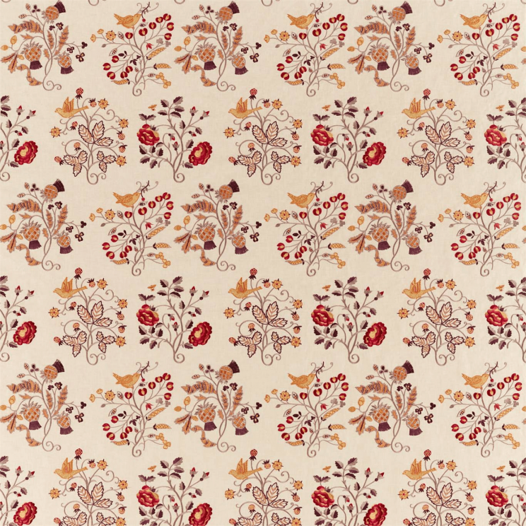 Curtains Morris and Co Newill Embroidery Fabric 236825