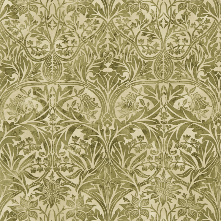 Morris and Co Bluebell Thyme/Vellum Fabric