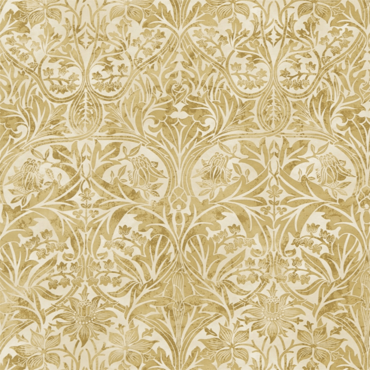 Morris and Co Bluebell Gold/Vellum Fabric
