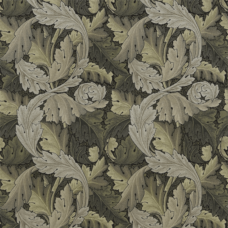 Morris and Co Acanthus Tapestry Forest/Hemp Fabric