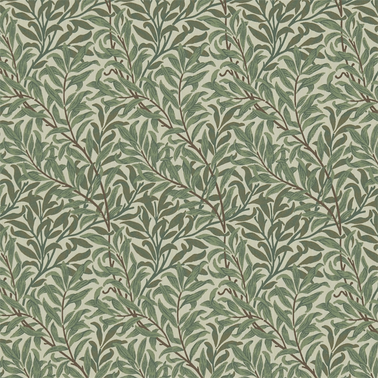 Morris and Co Willow Bough Forest/Thyme Fabric