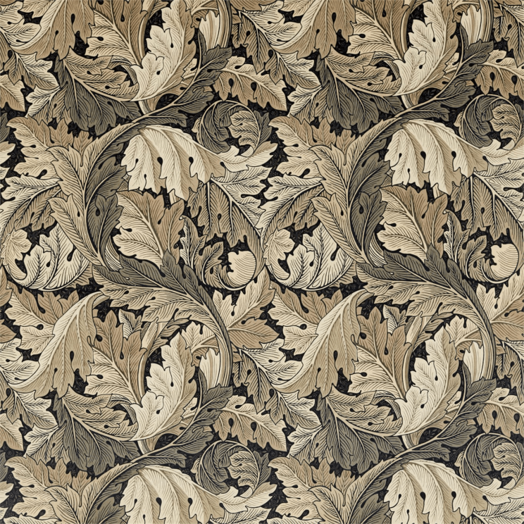 Curtains Morris and Co Acanthus Fabric 226399