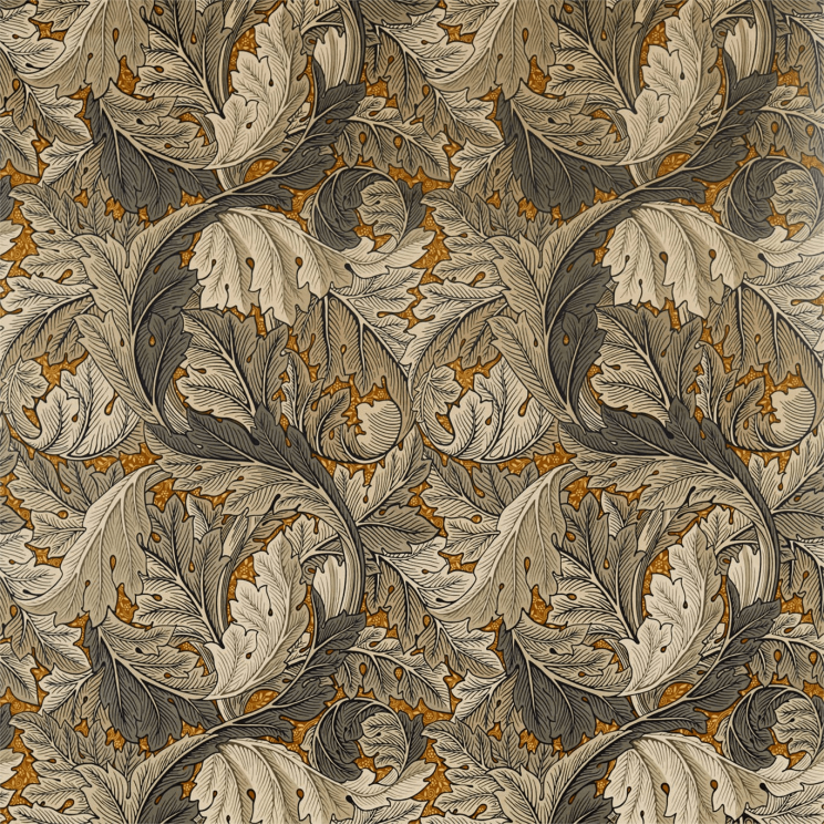 Curtains Morris and Co Acanthus Fabric 226400