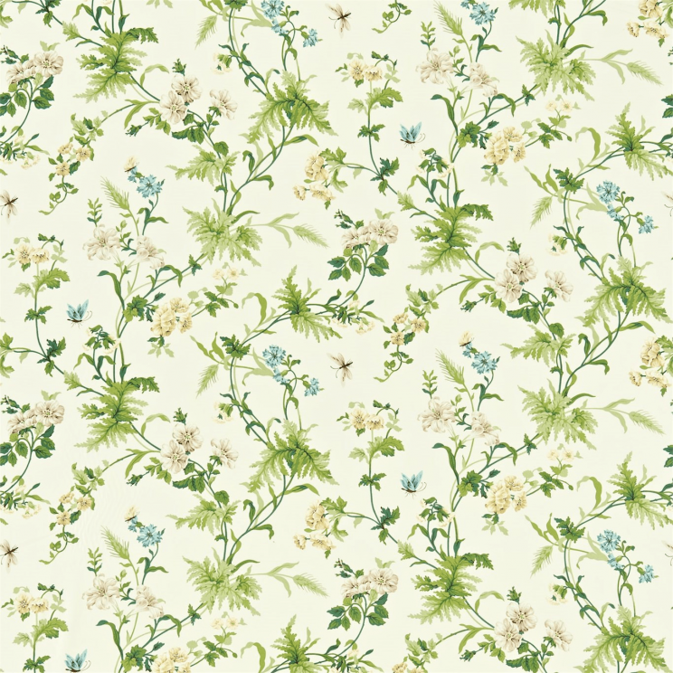 Sanderson Primrose Hill Cream/Olive Fabric