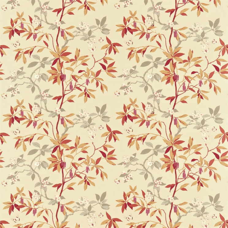 Curtains Sanderson Cherry Bough Fabric 221945