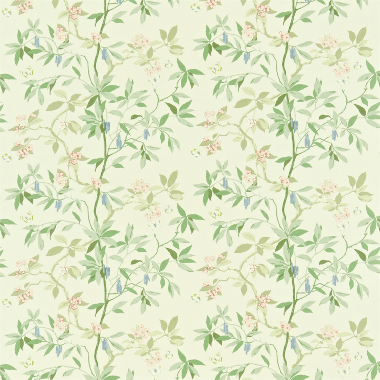 Sanderson Cherry Bough Rose/Cream Fabric