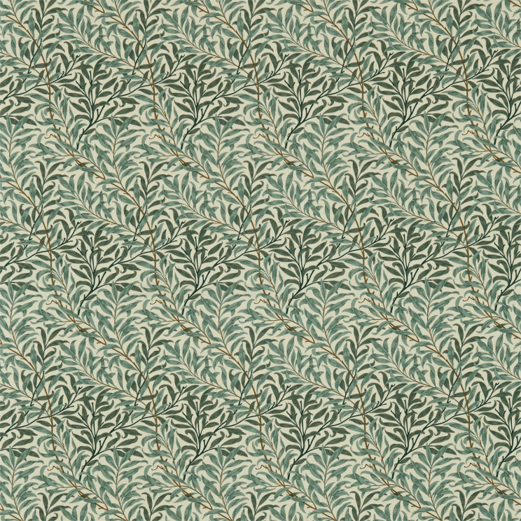 Morris and Co Willow Boughs Cream/Green Fabric