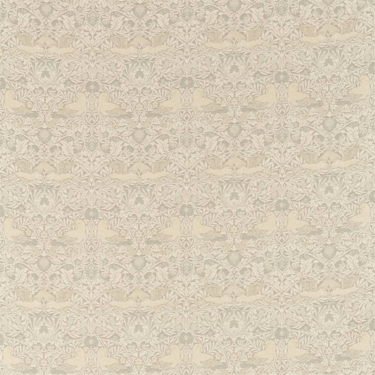 Morris and Co Bird Weave Mineral Fabric