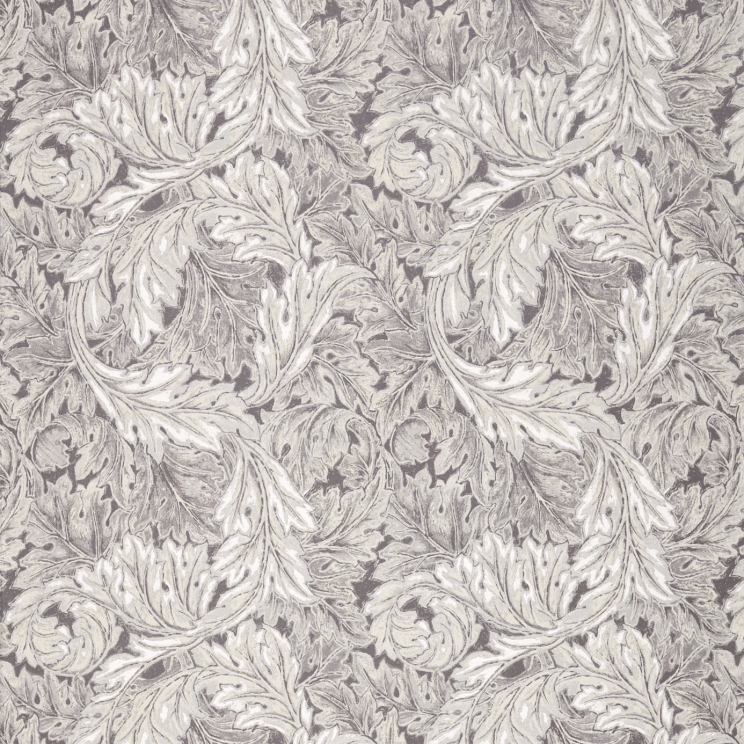 Morris and Co Pure Acanthus Weave Inky Grey Fabric