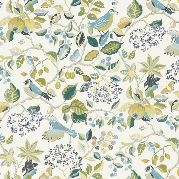 Curtains Sanderson Birds & Berries Fabric Fabric 226728