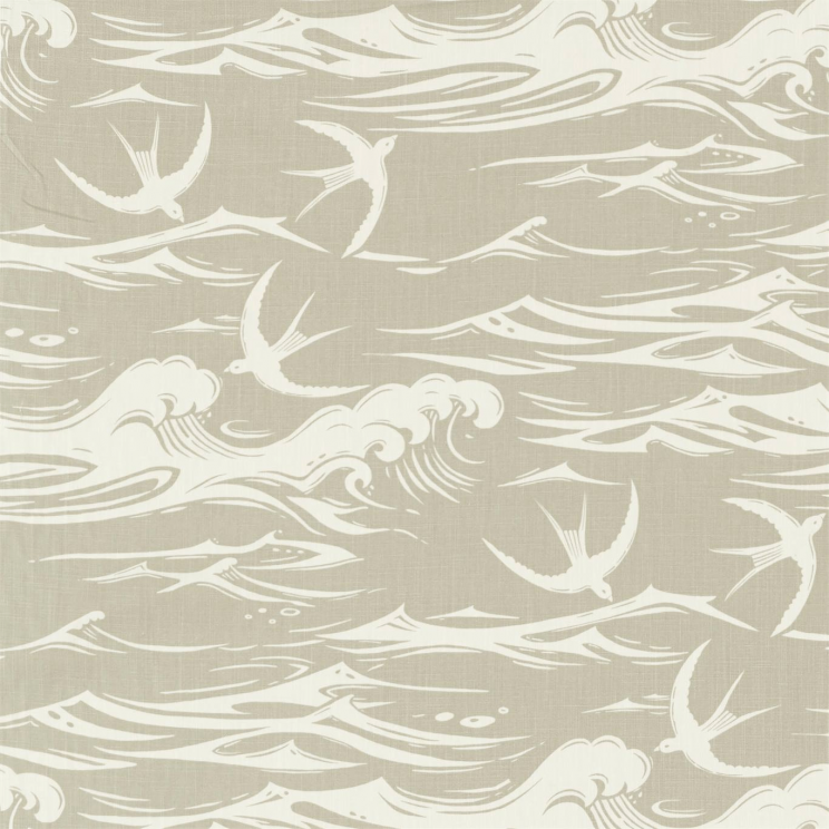 Sanderson Swallows at Sea Fabric Linen Fabric