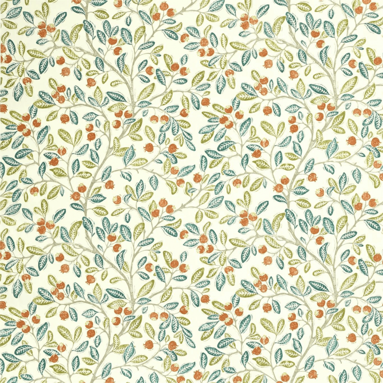 Sanderson Wild Berries Fabric Rowan/Chasm Fabric
