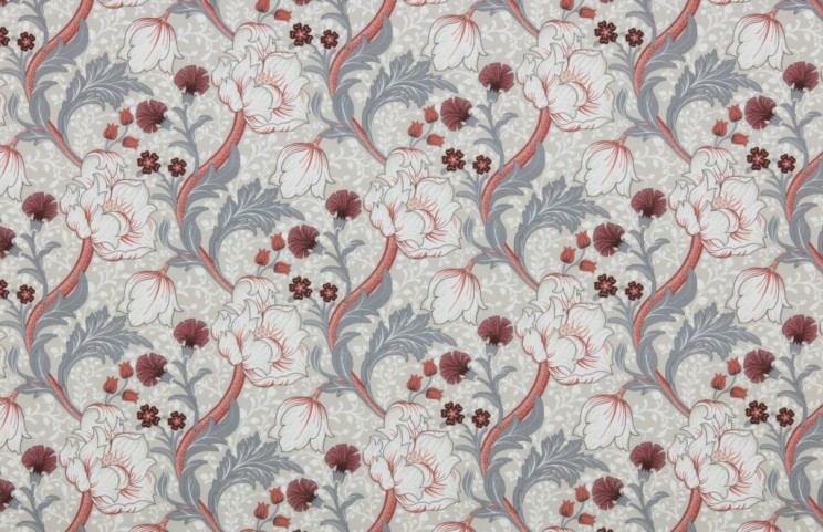 Ashley Wilde Dovecote Claret Fabric