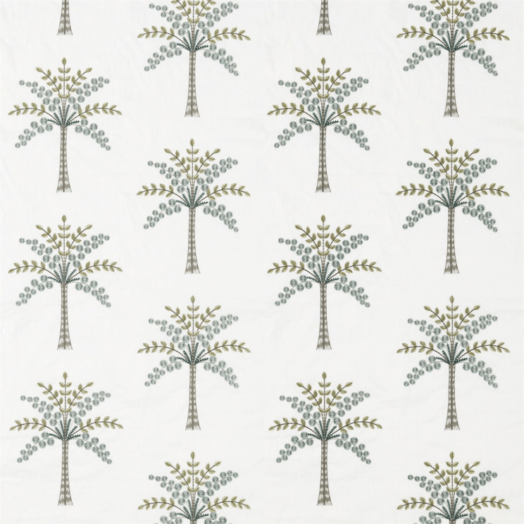 Sanderson Palm Grove Teal/Green Fabric