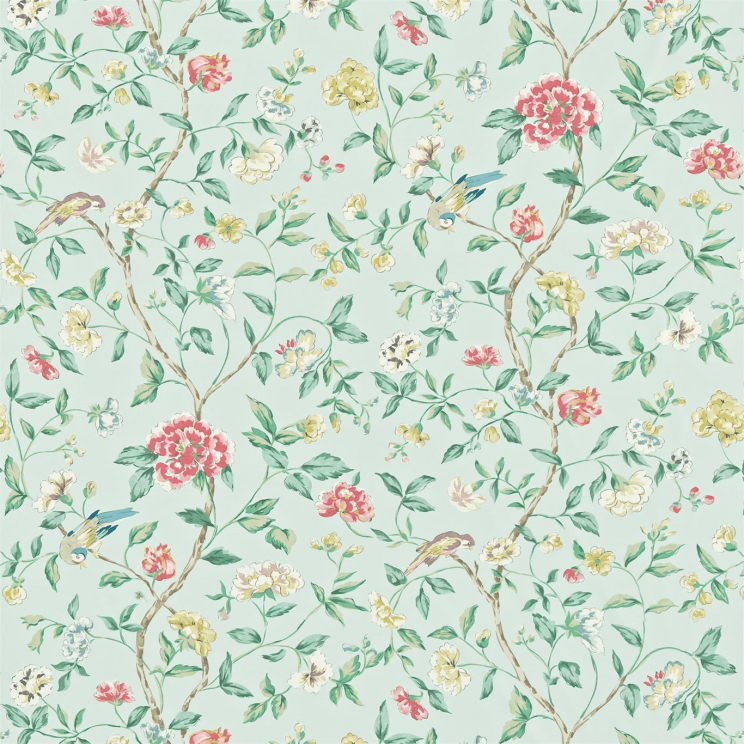 Sanderson Sissinghurst Eggshell/Rose Fabric
