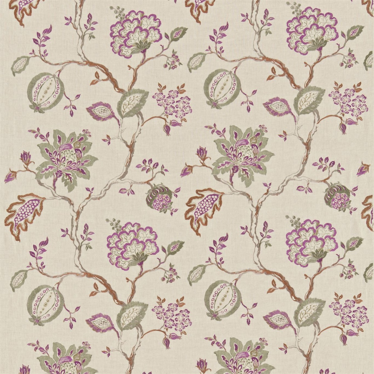 Sanderson Hadham Amethyst/Linen Fabric