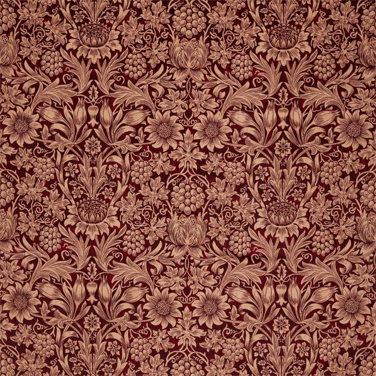 Curtains Morris and Co Sunflower Velvet Fabric Fabric 236928