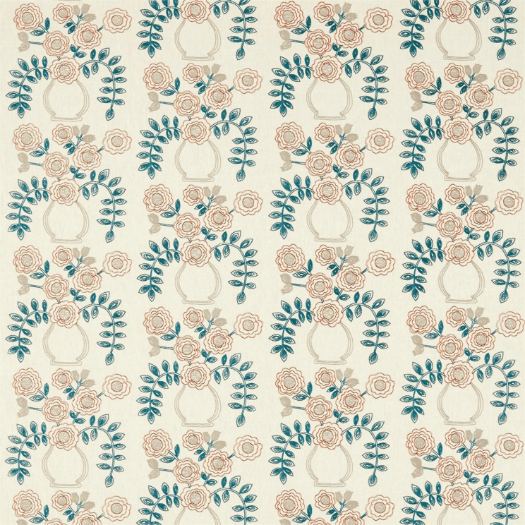 Curtains Sanderson Flower Pot Fabric 235876