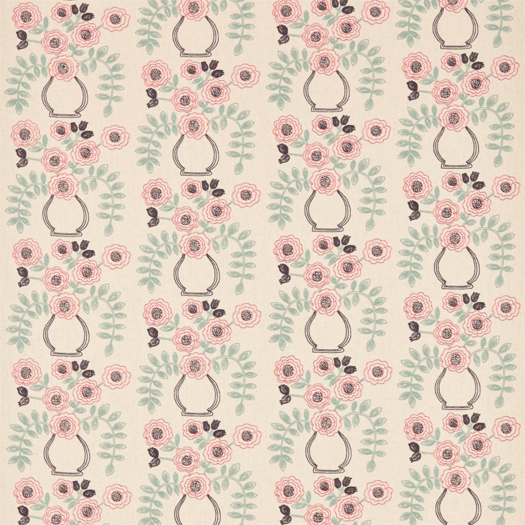 Curtains Sanderson Flower Pot Fabric 235877