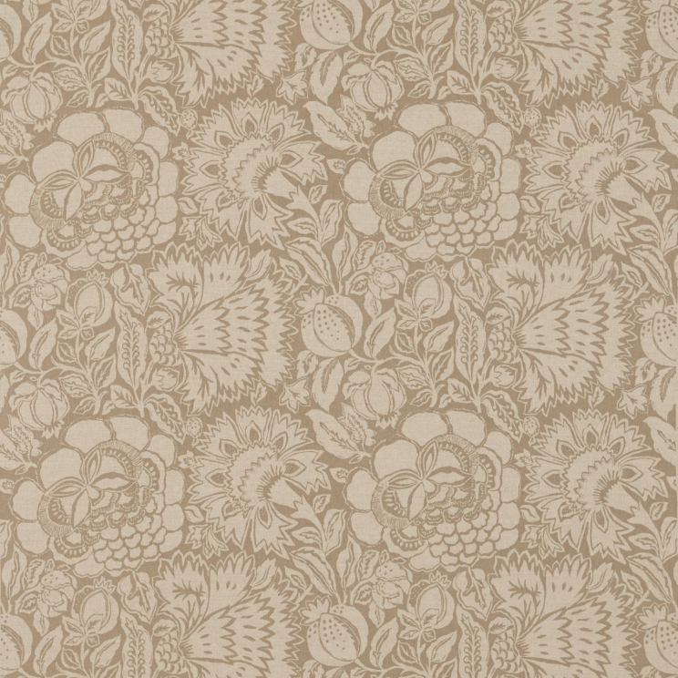 Sanderson Poppy Damask Linen/Natural Fabric