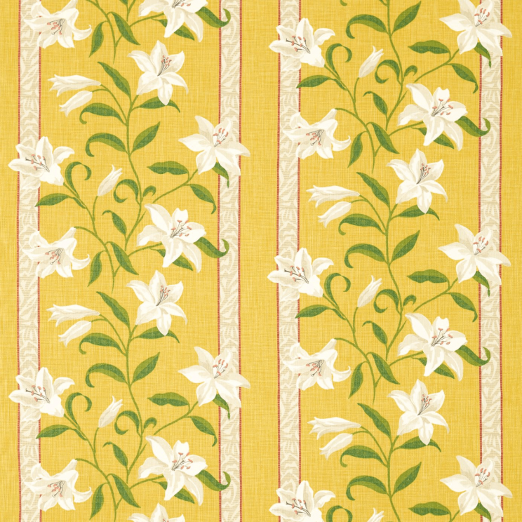 Sanderson Lilium Citrine/Lemon Fabric