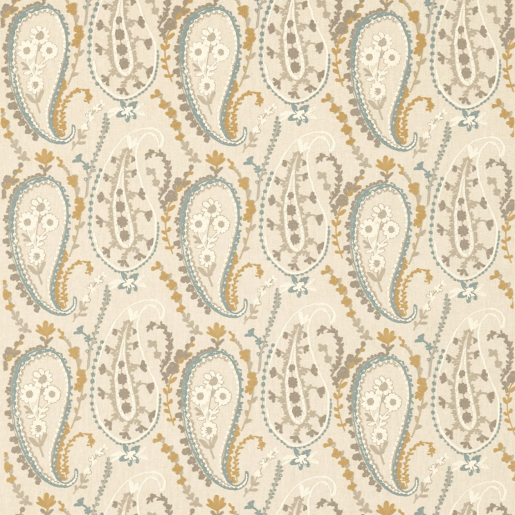 Sanderson Jamila Wedgwood/Linen Fabric