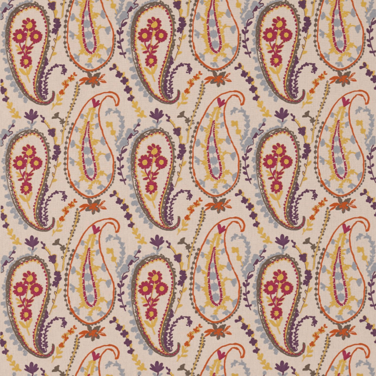 Sanderson Jamila Berry/Ochre Fabric