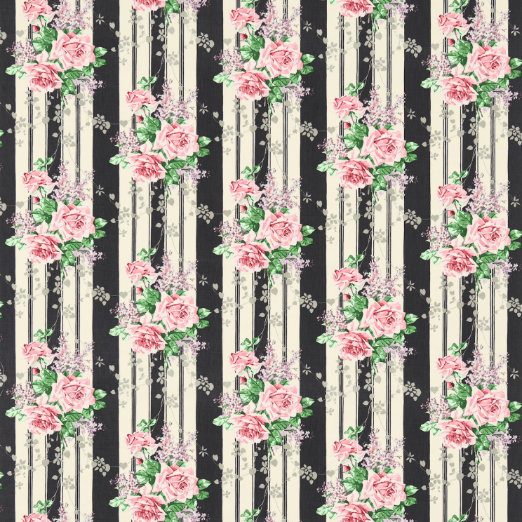 Curtains Sanderson Cecile Rose Fabric 224328