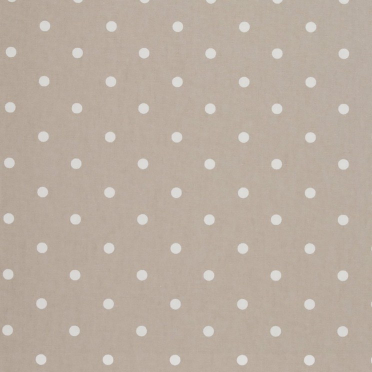 Clarke and Clarke Dotty Taupe Fabric