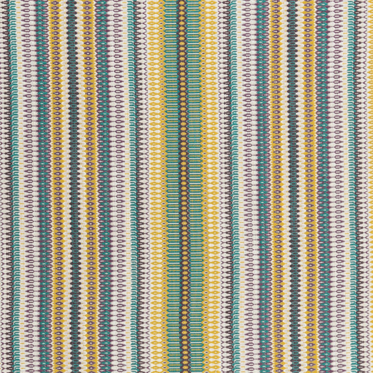 Curtains Clarke and Clarke Sitora Aqua/Violet Fabric F0932/01