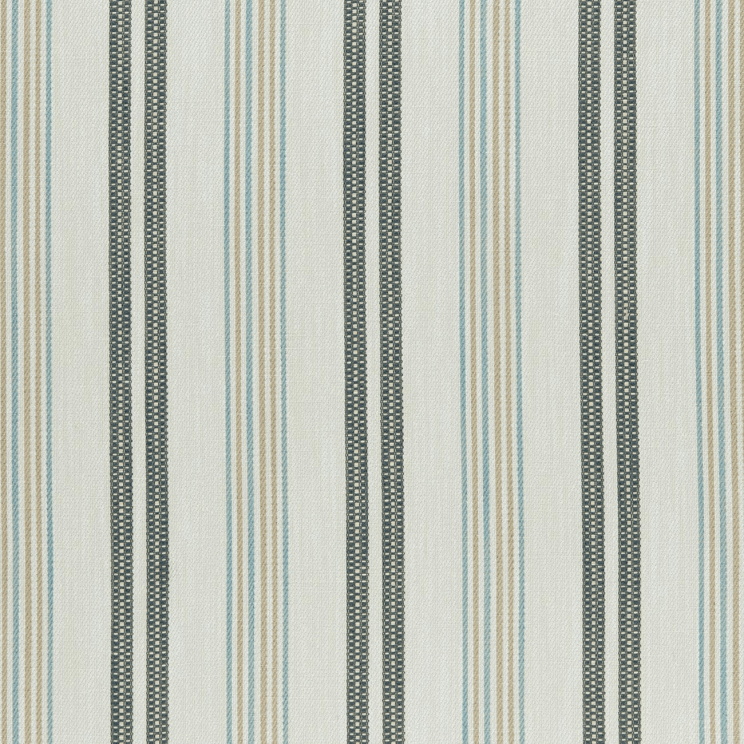 Curtains Clarke and Clarke Grenada Charcoal/Sky Fabric F0988/01