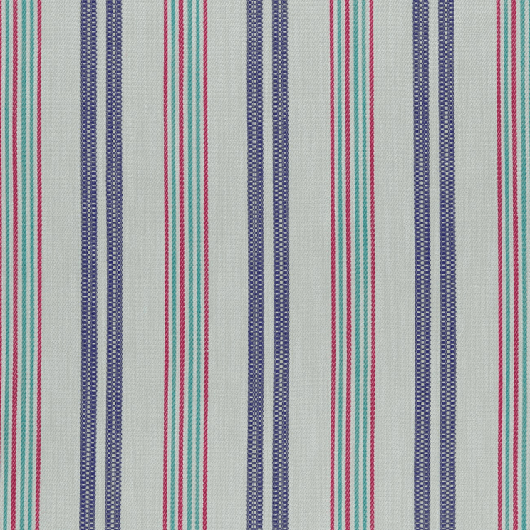 Curtains Clarke and Clarke Grenada Indigo/Raspberry Fabric F0988/03