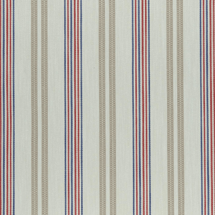 Clarke and Clarke Grenada Taupe/Rouge Fabric
