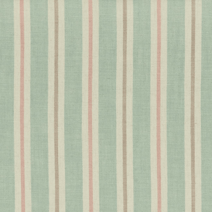 Curtains Clarke and Clarke Sackville Stripe Mineral/Blush Fabric F1046/05