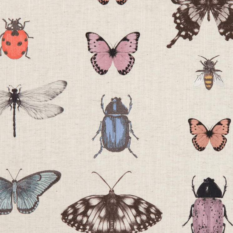 Clarke and Clarke Papilio Blush/Natural Fabric