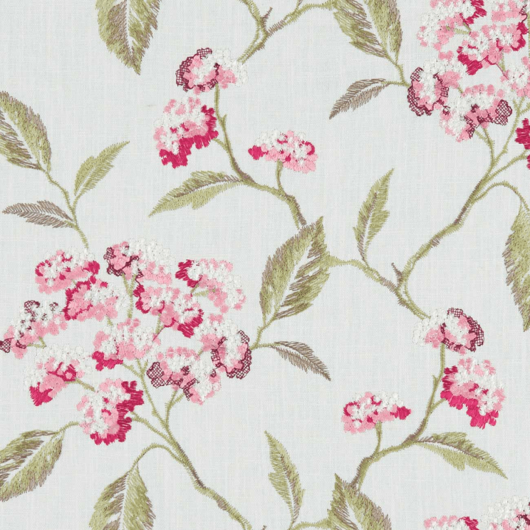 Roller Blinds Clarke and Clarke Summerby Raspberry Fabric F1125/05