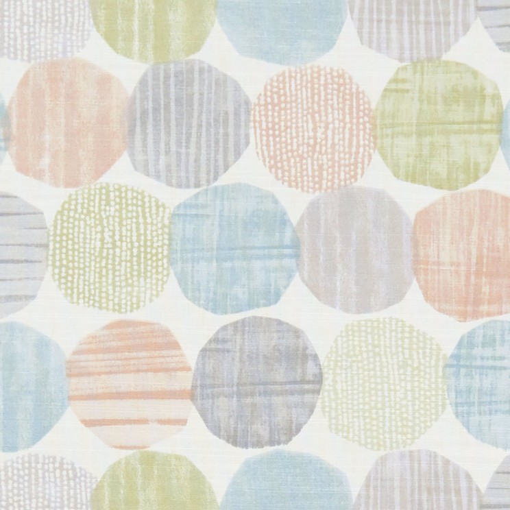 Clarke and Clarke Stepping Stones Stones Pastel Fabric