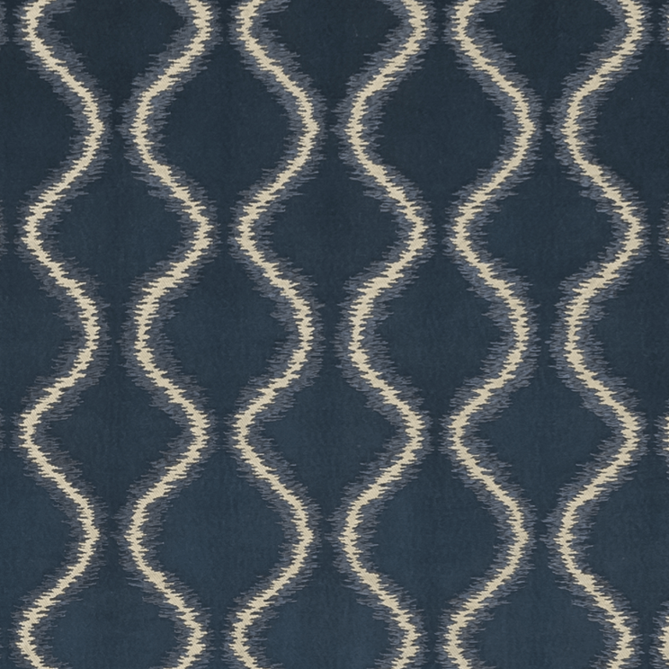 Curtains Clarke and Clarke Solare Midnight Fabric F1249/03