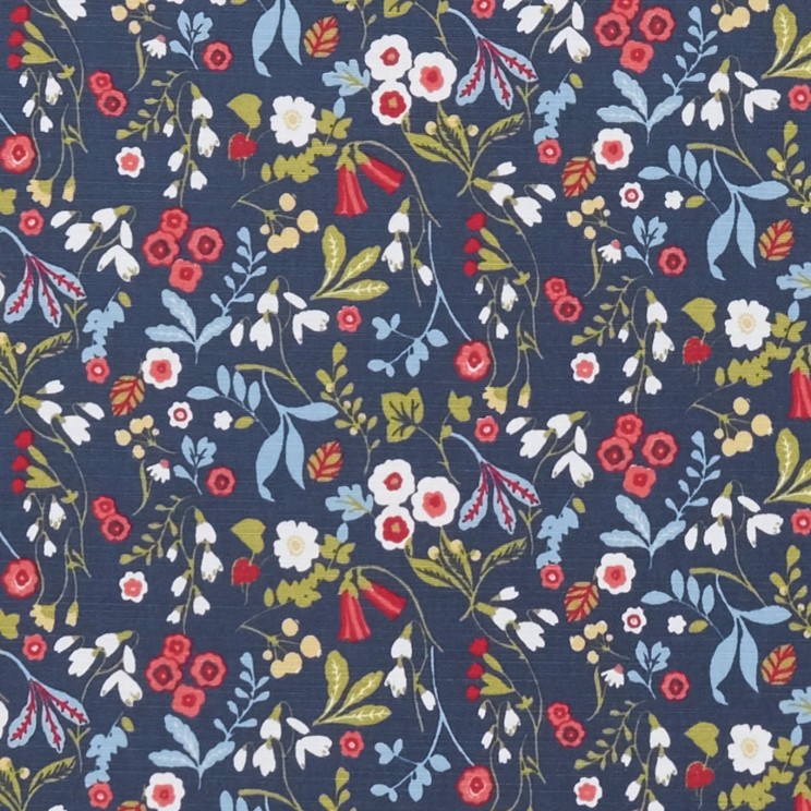Clarke and Clarke Ashbee Rouge Fabric