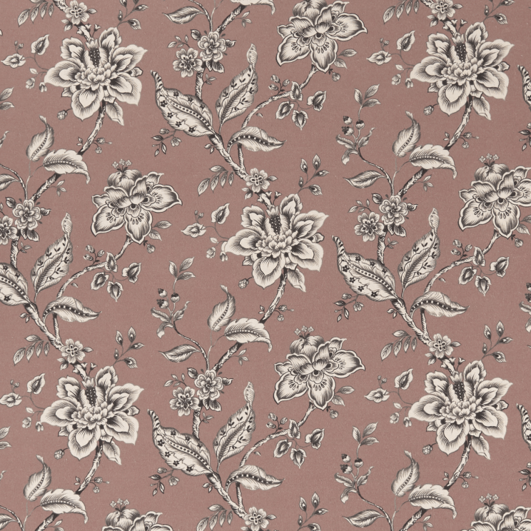 Curtains Clarke and Clarke Palampore Blush Fabric F1331/01