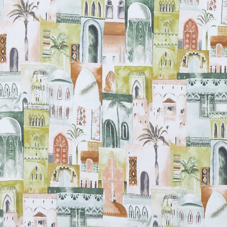 Curtains Clarke and Clarke Marrakech Fabric F1368/01