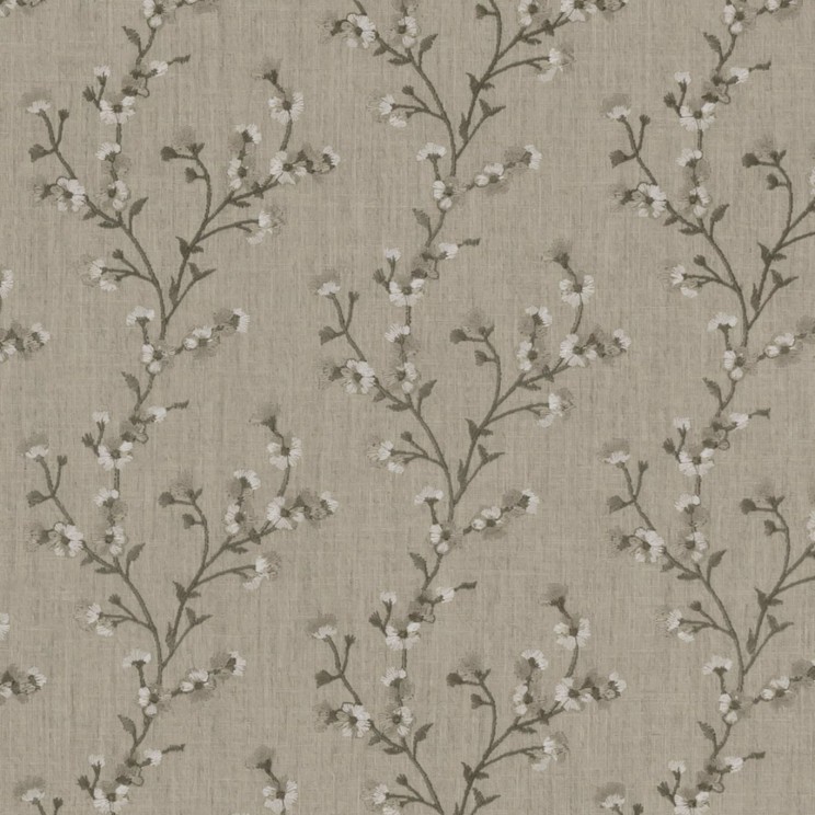 Clarke and Clarke Blossom Linen Fabric