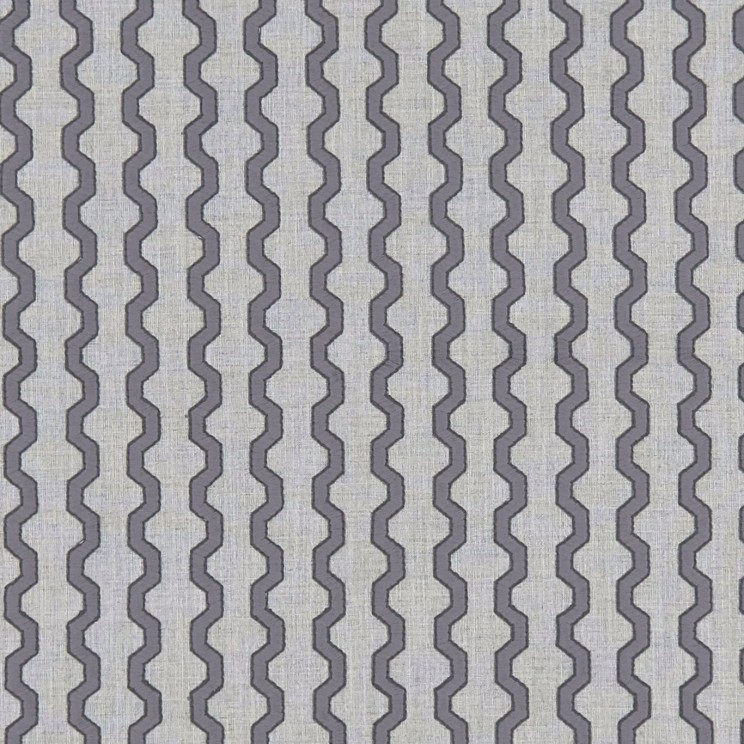 Clarke and Clarke Replay Charcoal Fabric