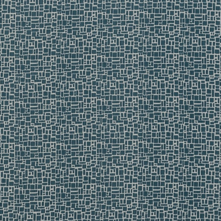 Clarke and Clarke Maze Kingfisher Fabric
