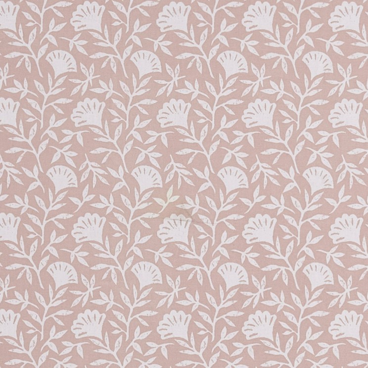 Clarke and Clarke Melby Blush Fabric