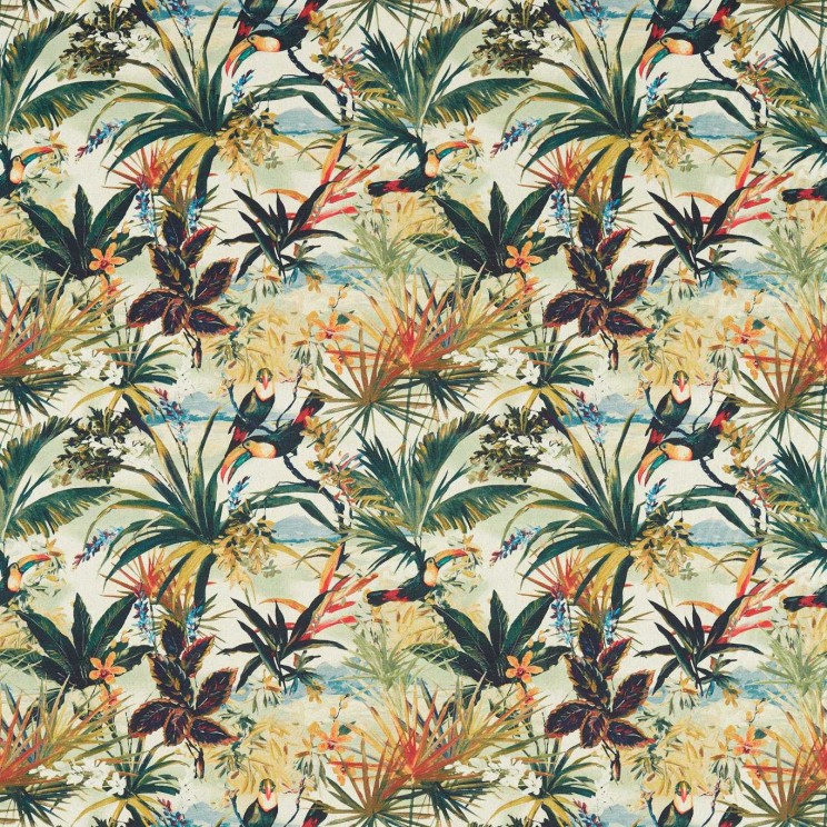 Clarke and Clarke Toucan Antique Fabric
