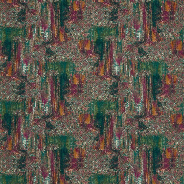 Clarke and Clarke Hillcrest Forest/Raspberry Fabric