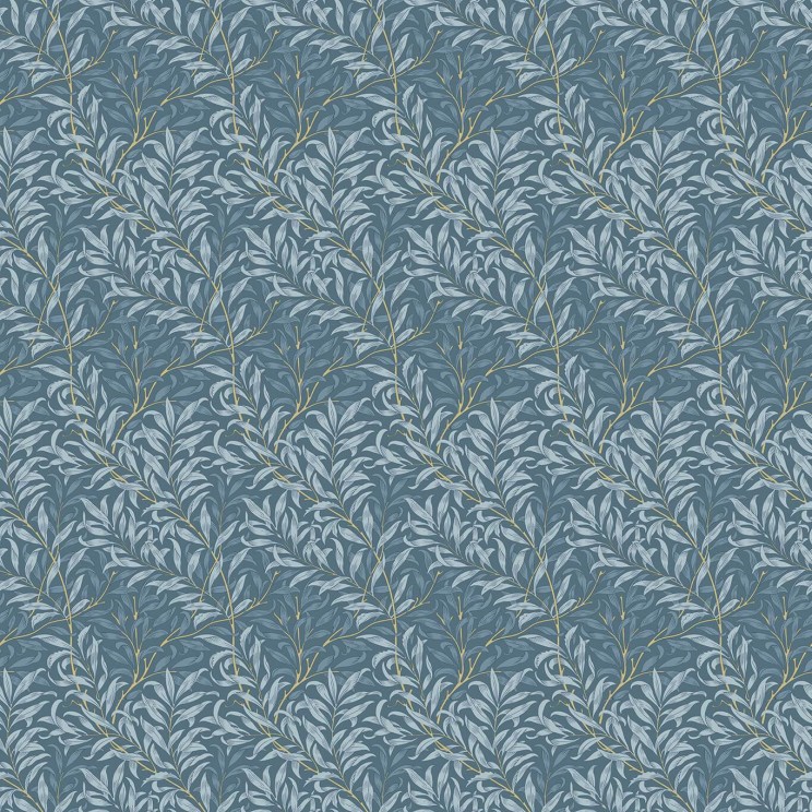 Clarke and Clarke Willow Boughs Denim Fabric