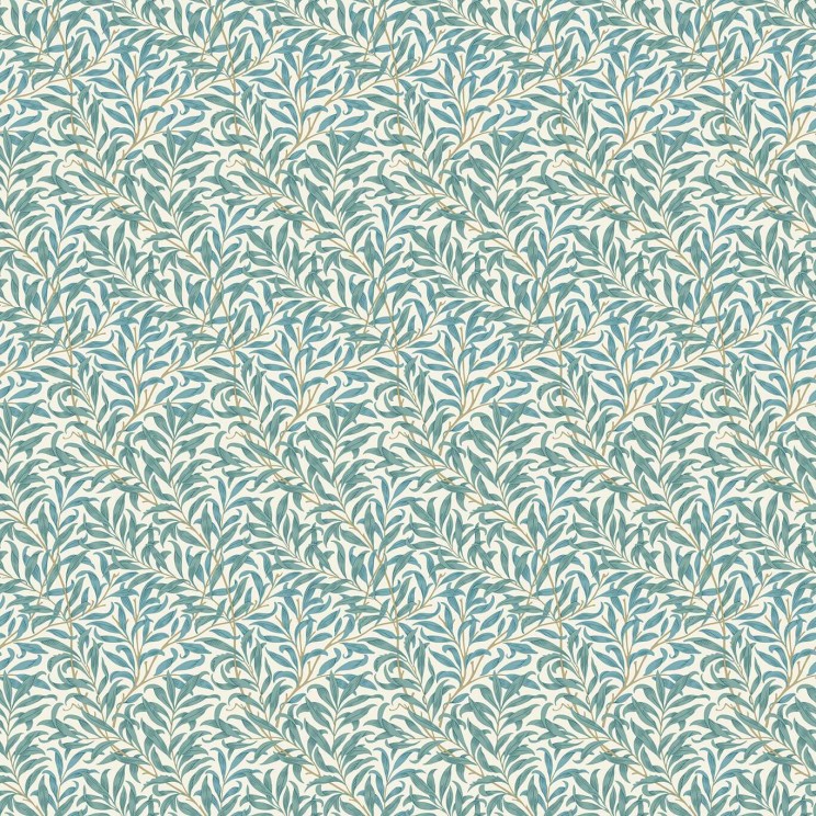 Clarke and Clarke Willow Boughs Teal Fabric